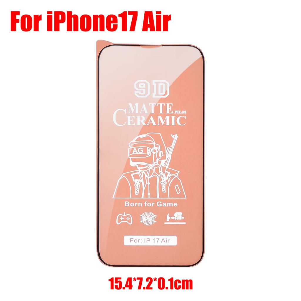1-3pcs Matte Ceramic Soft Film Explosion Proof Screen Protector for IPhone 17 Pro Max for IPhone 17 Air HD Films for Games