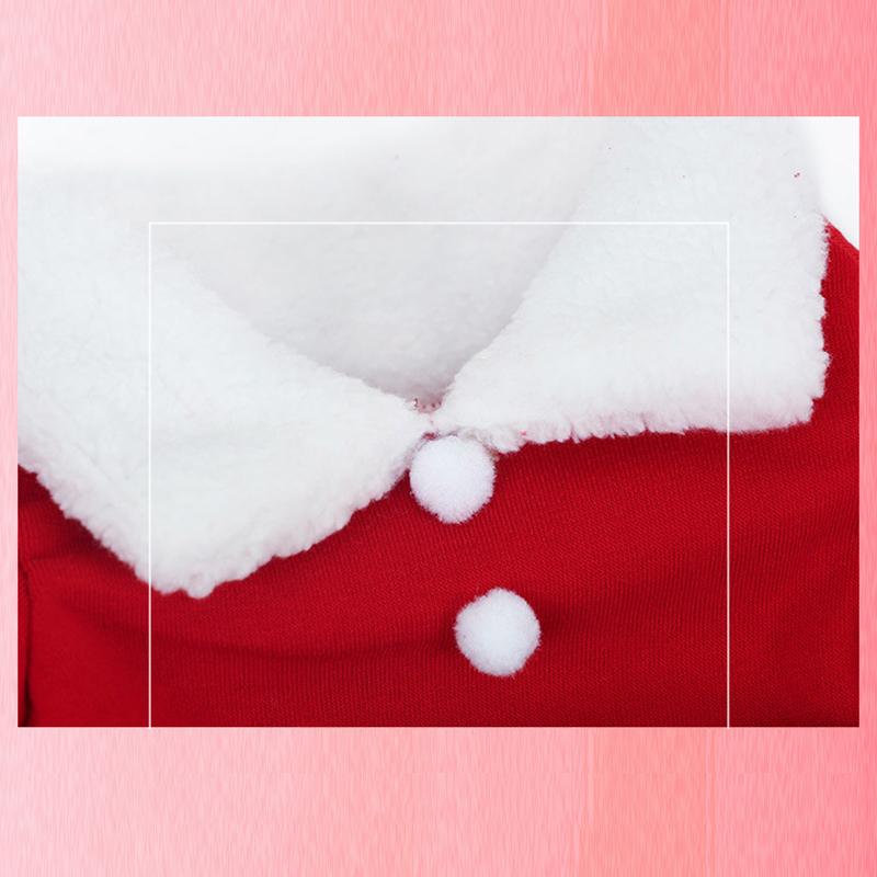 Weihnachts-Hundekleidung Lustiges Haustier-Cosplay Weihnachtsmann-Outfits Für Kleine Hunde Katzen Neujahrsparty Yorkshire Chihuahua Mops Kostüme