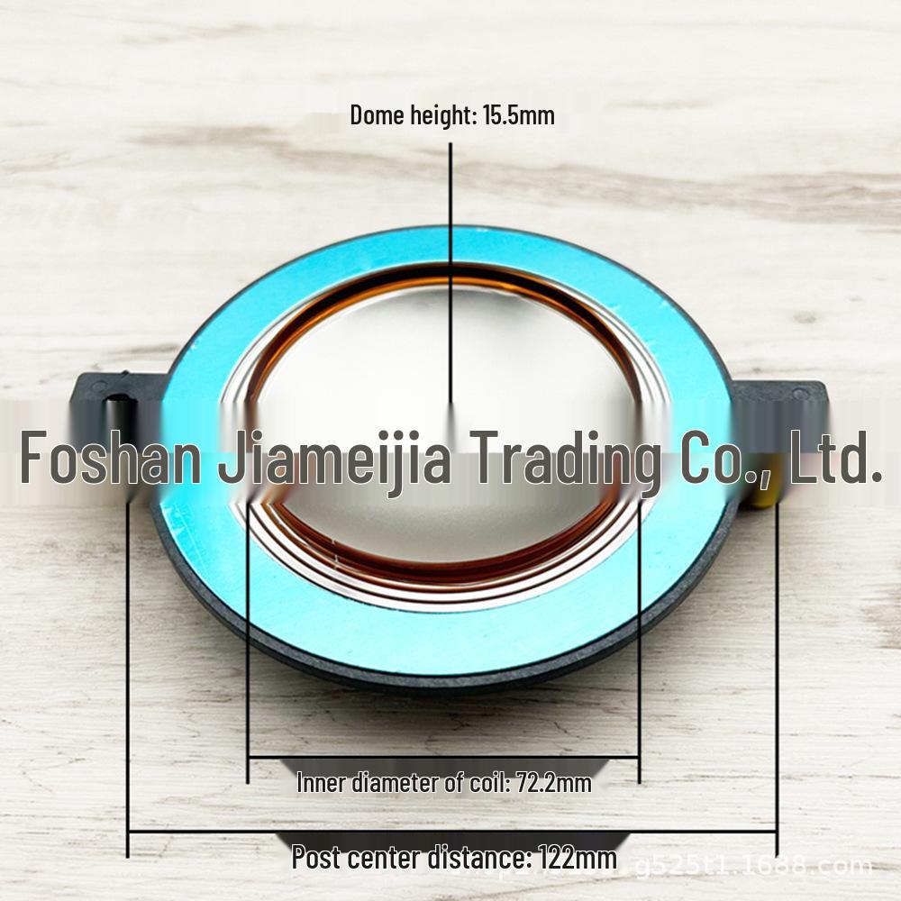 72-Core Tweeter Diaphragm, 72.2mm with Post Tweeter Component, Speaker Horn Driver and Coil Accessories