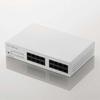 ELECOM Switching Hub 16 Ports 10/100Mbps with Magnet Built-in Power Supply Quiet EHC-F16PN-JW