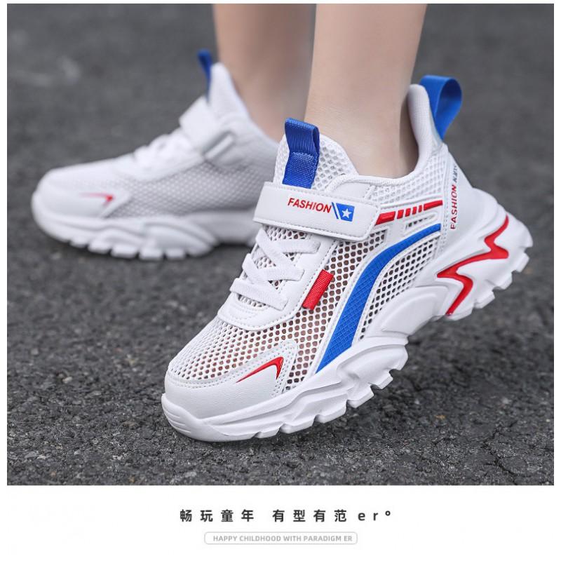 Boys Running Shoes Lightweight Breathable Mesh Sneakers School Sports Outdoor Activity