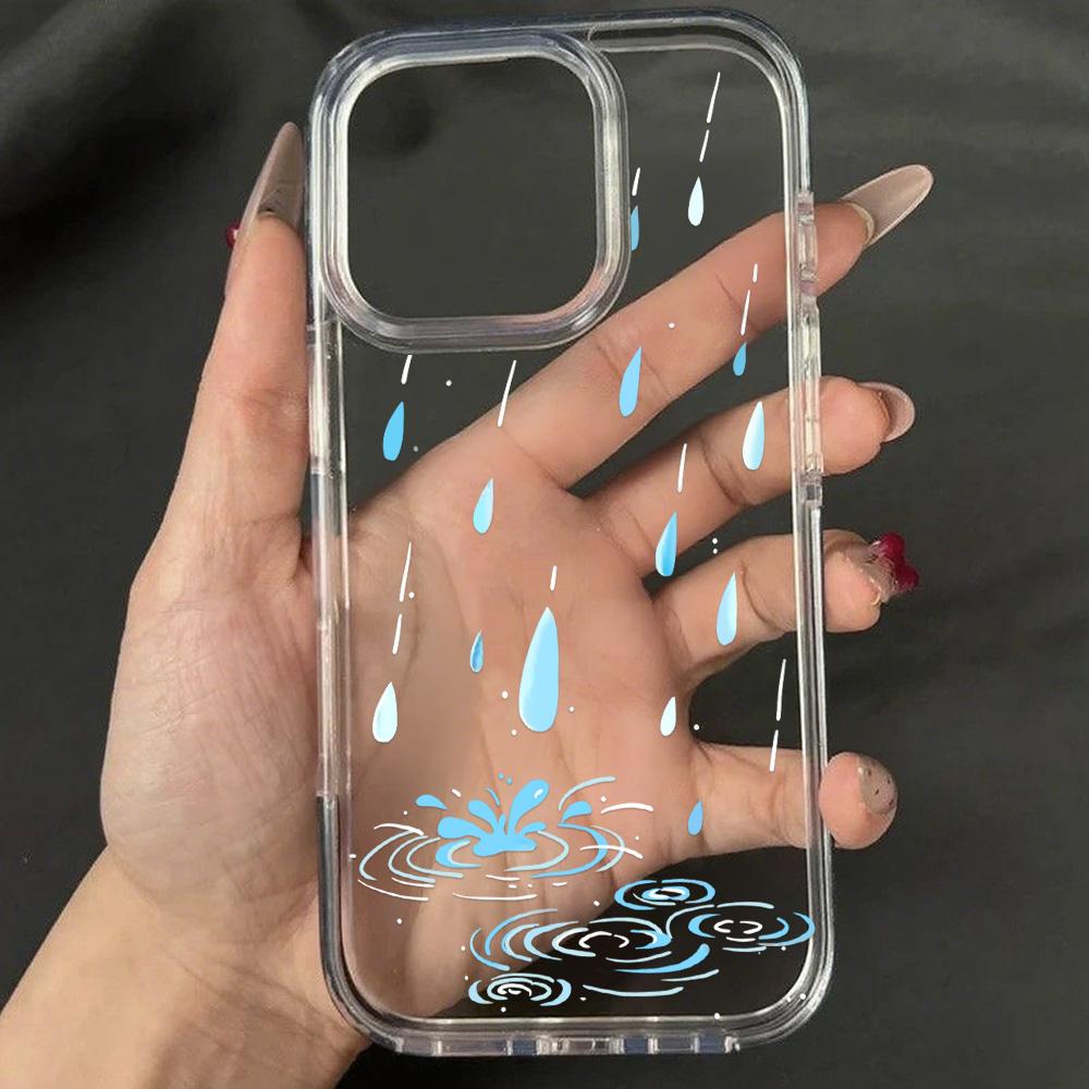 Acrylic Phone Case for iPhone 11 12 13 14 Pro 12 14 16 Pro Max for Samsung A16 A36 A56 S24 FE High-quality Painted Anti-fall Mobile Phone Case