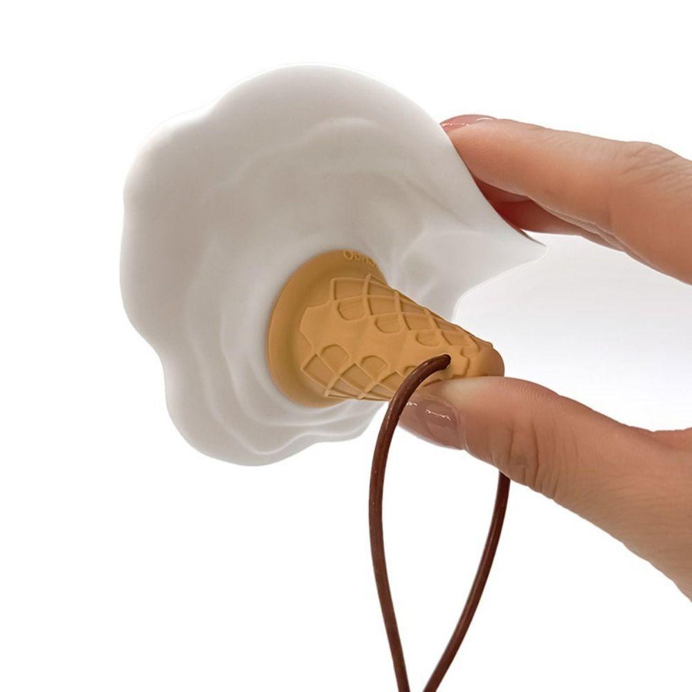 Soft PVC Ice Cream Door Stopper Detachable Ice Cream Shape Door Stop Wall Protector Anti-Collision Pad Funny Design