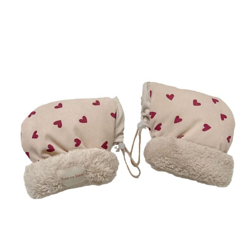 Children's Winter Gloves: Windproof, Anti-Freeze, Fleece-Lined & Cartoon Style for Bikes & Scooters