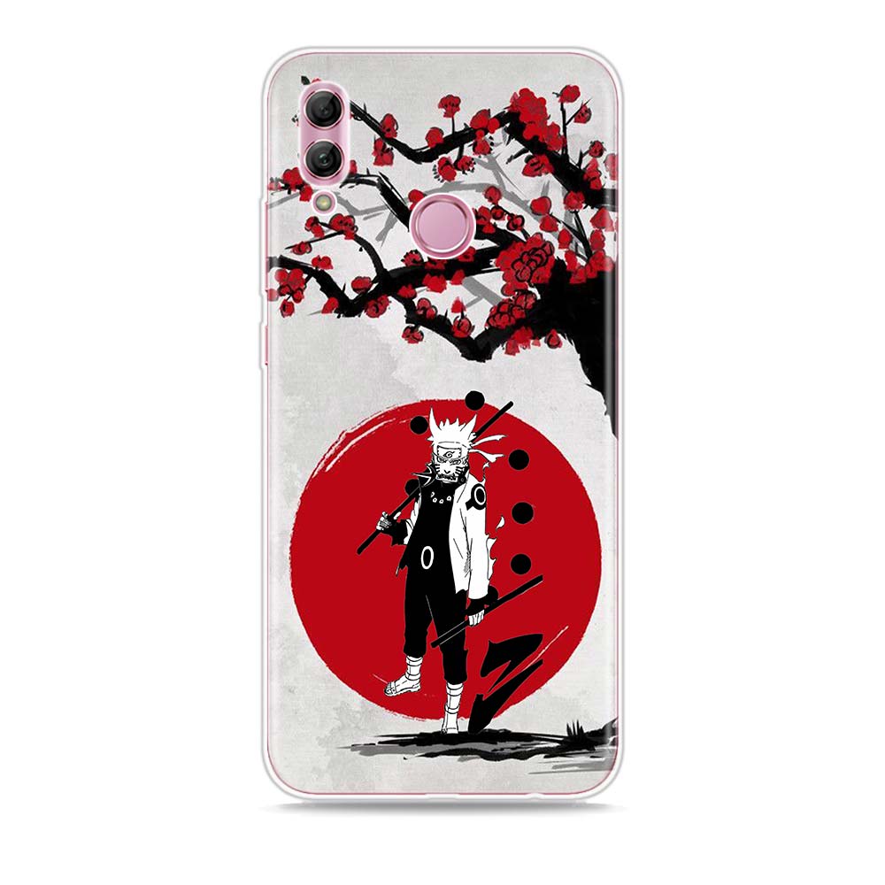 Japanese Red Sun Anime Silicone Cover For Honor 30 30S 30i 9 10 9A 9C 9S 9N 10i 10X 9X Lite Pro 5G Phone Case