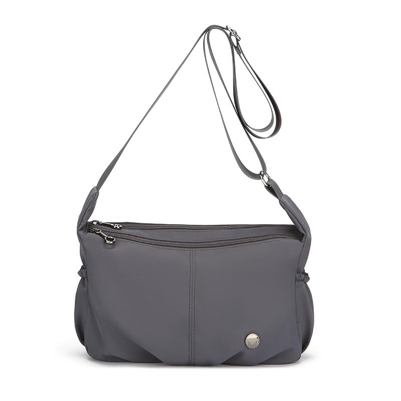 

Женская плиссированная сумка однотонная сумка через плечо кроссбоди для通勤 маленькая квадратная сумка серый