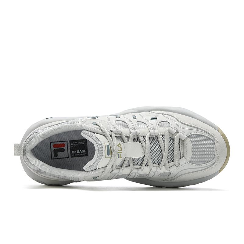 FILA MUFFIN Cushioning Abrasion Resistant Breathable Lightweight Low top Casual Shoes Men's Gray F12M541145FGA