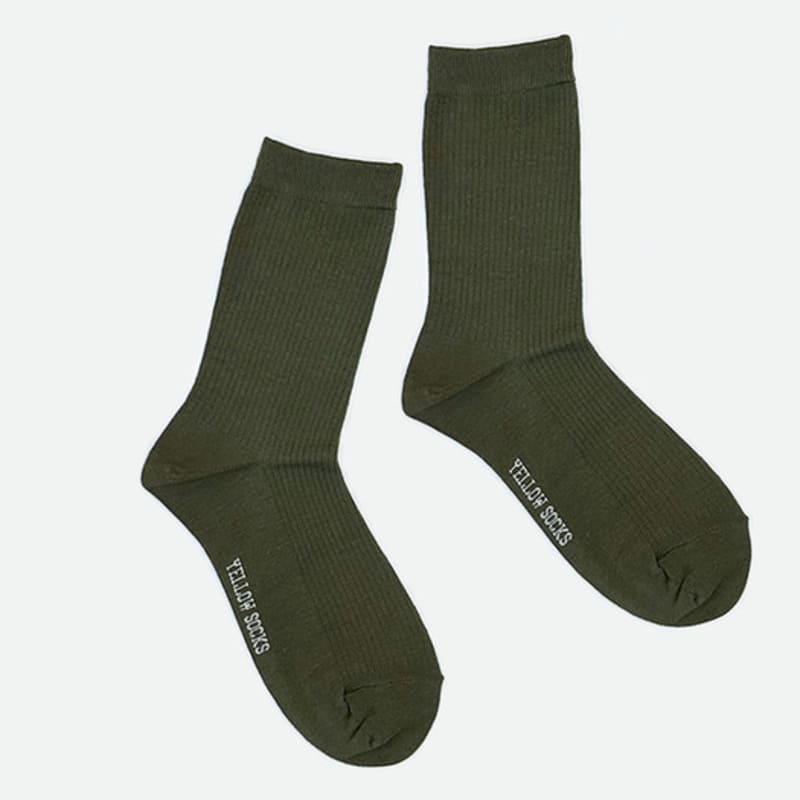 YELLOWSOCKS SOFT GOLGI KHAKI