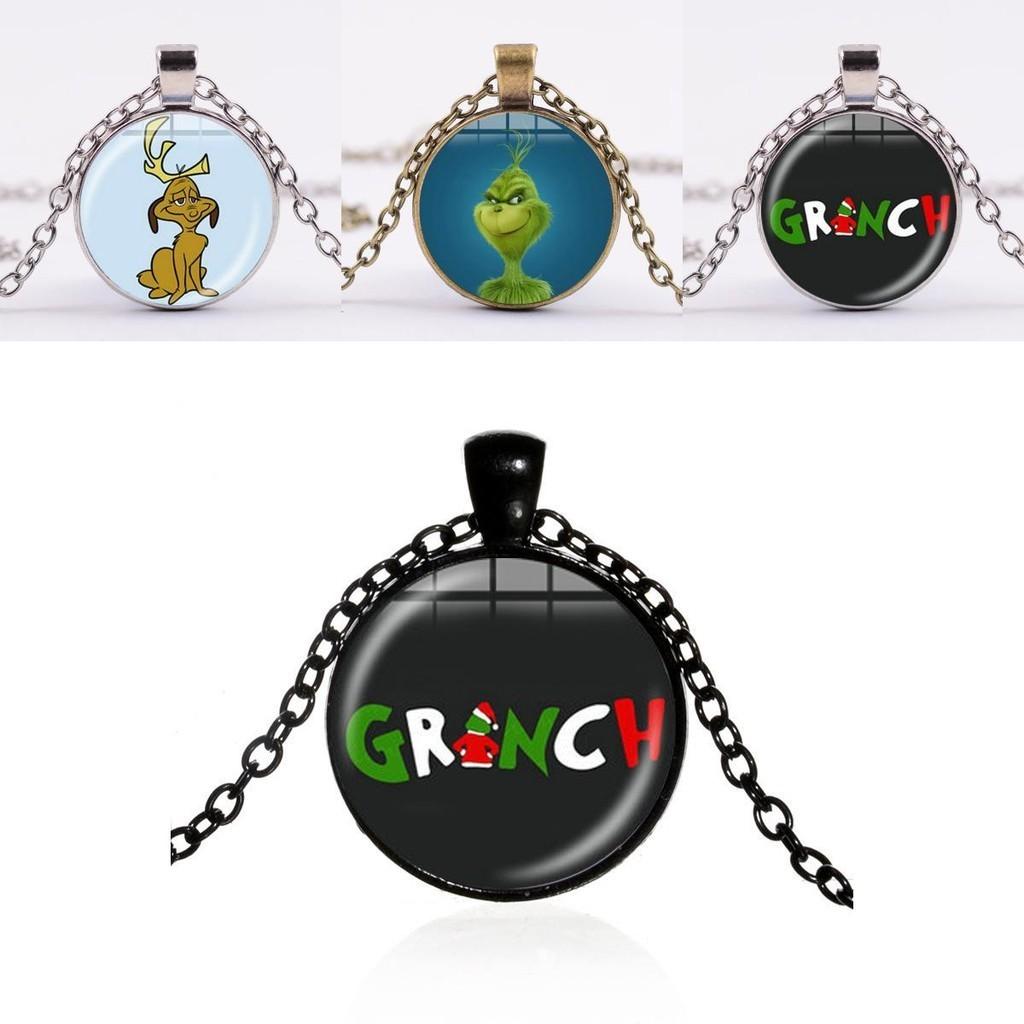 The Grinch And Max Whoville 1 Inch Pendant Necklace Holiday Christmas Gift For Fans And Collectors