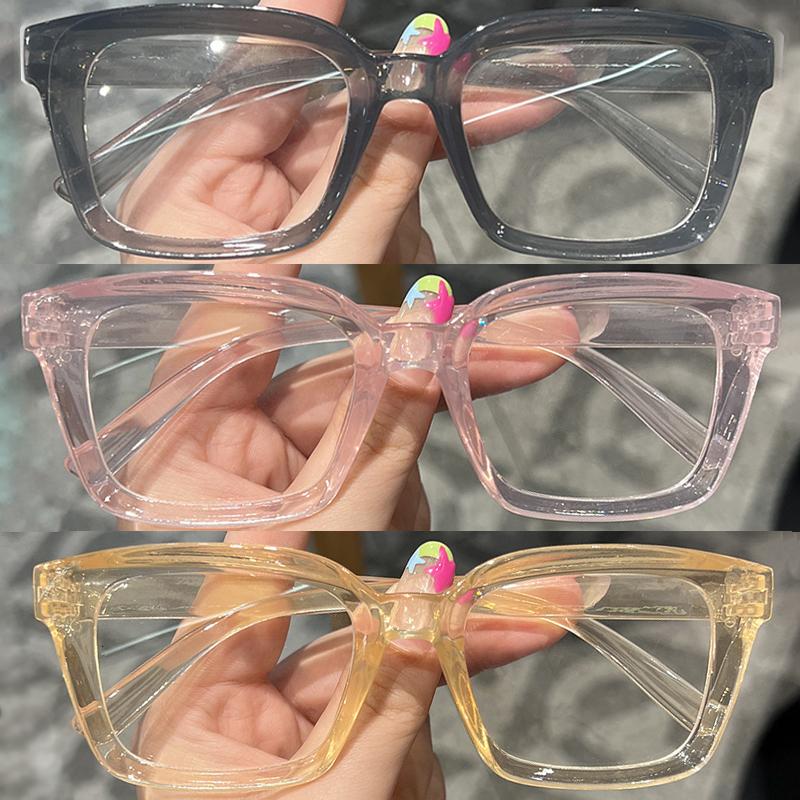 3pcs Cat-eye Decorative Glasses Fashionable Simple for Matching Clothes and Computer Glasses