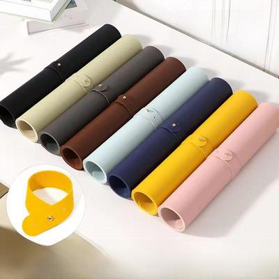 Tapis de souris en cuir surdimensionné et chic - Style mignon et frais pour le bureau ou le bureau d'étudiant