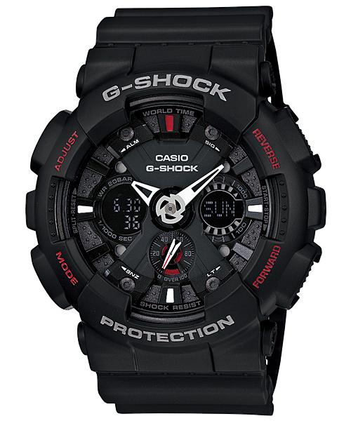 

Casio Men s Resin 200M Water Resistant Digital Shock Resistant Quartz Watch GA-120-1A чёрный