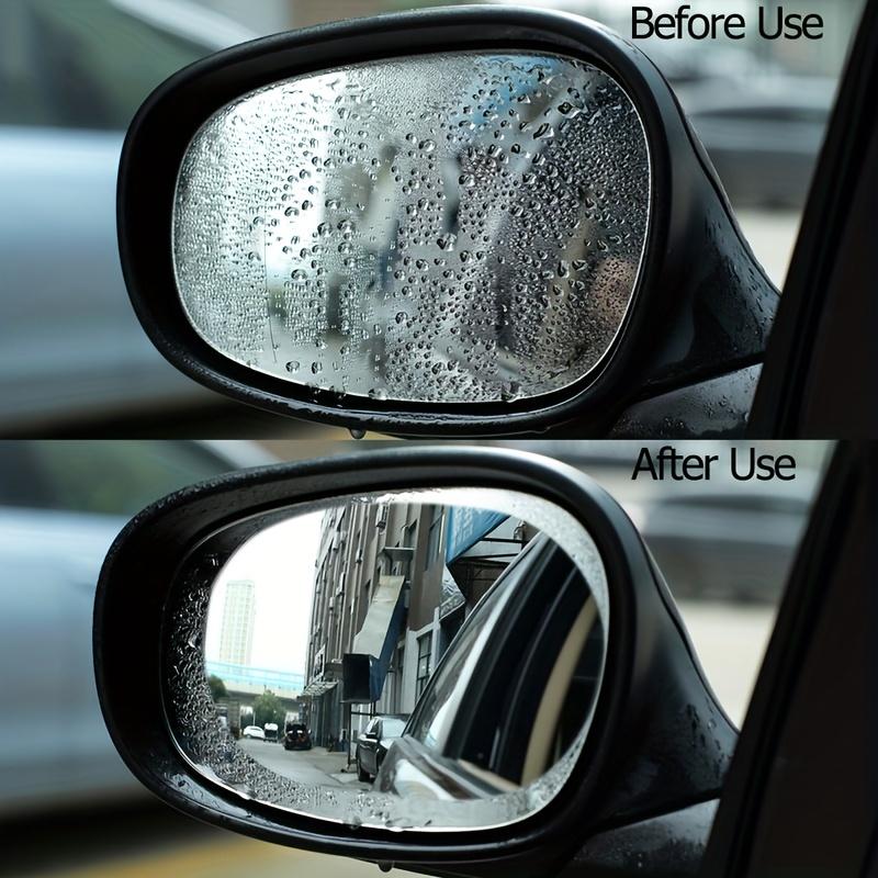 Car Rearview Mirror Rainproof Film Film Reflective Reversing Mirror Waterproof Gods Rainy Day Car Window Glass To Prevent Rain