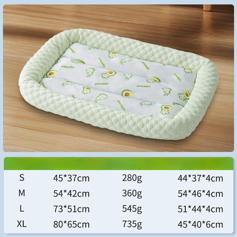 Summer Cooling Pet Cat Bed Cushion Ice Pad Dog Sleeping Square Mat for Puppy Dogs Cats Pet Kennel Top Quality Cool Cold
