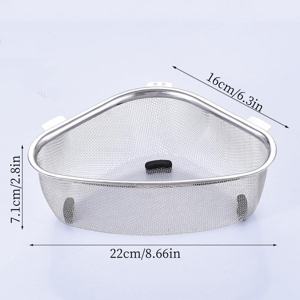 

1pc Stainless steel kitchen sink, filter screen, sink, vegetable washing basin, sieve leakage, leftover food, kitchen waste, dra