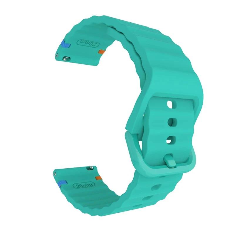 22mm 20mm Silikonarmband für Samsung Galaxy Watch 7 6 5 4 44mm 40mm 6 Classic Active 2 Sportarmband für Huawei Gt Uhrenarmband