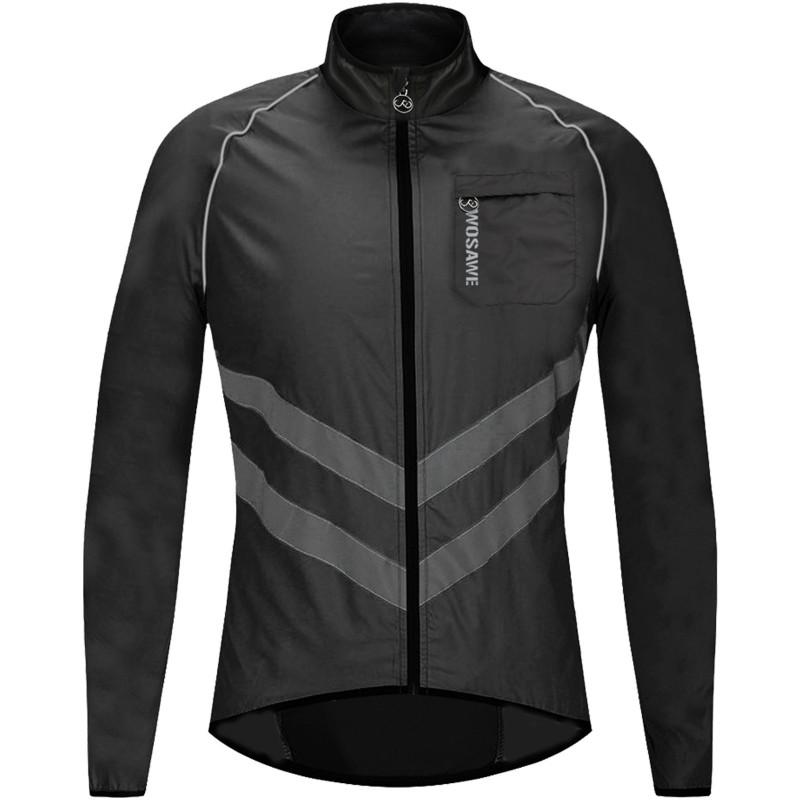 Unisex Cycling Windbreaker Jacket Road Bike Riding Outdoor Sports Breathable Apparel