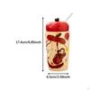 Pottery Cup Christmas Mug Xmas Gift Casual Decor 400ml Lightweight Coffee Drinking for