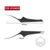 For Hyundai Rohens Coupe 2003-06 Carbon Fiber Front Headlight Eyelid Eyebrow Cover Decorative Car Decorative Accessories Sticker