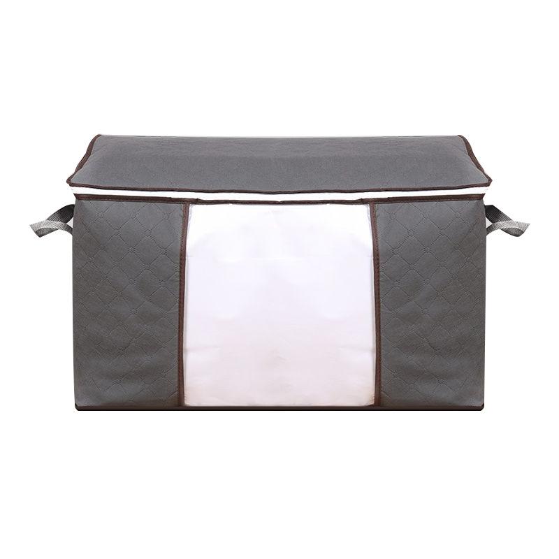 1pc Large Clear Storage Bag Organizer with Handles, Sturdy Zippers & Clear Window Ideal for Bedding, Clothes Perfect for Closet Organization