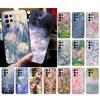 Phone Case For Samsung Galaxy S26 S25 S24 S23 S22 Ultra S23 S22 S25 Plus S24 FE S26Edge Flower Painting