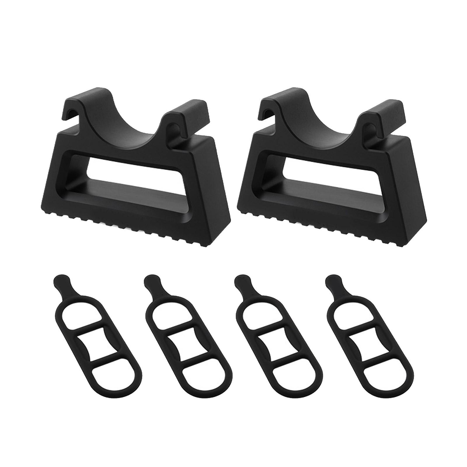 

6pc Silicones Bike Handlebars Stabilizers Maintenance Tool Nonslip Base for Road Mountain Bicycles 1