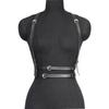 Pu Leather Fashion Chain Harness Belt Chest Harness Corset Bondage Lingerie Punk Gothic Lingerie Fetish Women Clothing