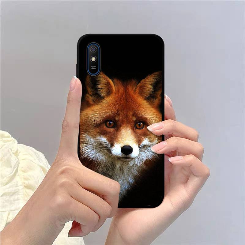 Cute Fox In Autumn Leaves Fores Phone Case For Redmi 9A 8A 7A 7A 7 6A 5A 5 Plus 4X S2 GO K20 K30 6 Note 8 9 Pro Cover