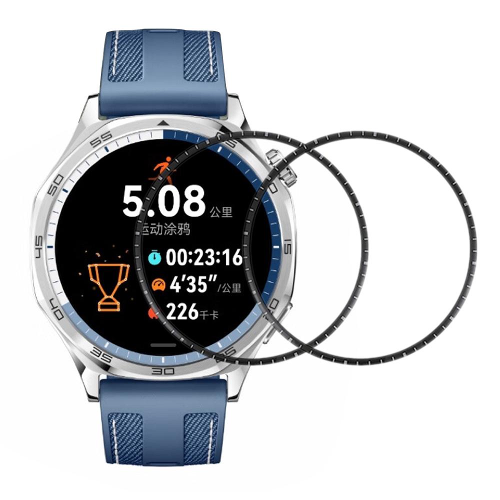 

2Pcs/Pack For Huawei Watch GT 5 46mm Watch Screen Protector HD Clear PMMA Film (Black Edge) A
