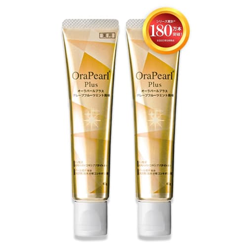 

Zenyaku Hanbai Aura Pearl Plus, Вкус Грейпфрут-Мята, 60 г, 2 флакона [Лечебная зубная паста], Отбеливание, Неабразивная, Предотвращает неприятный запах изо рта и воспаление десен