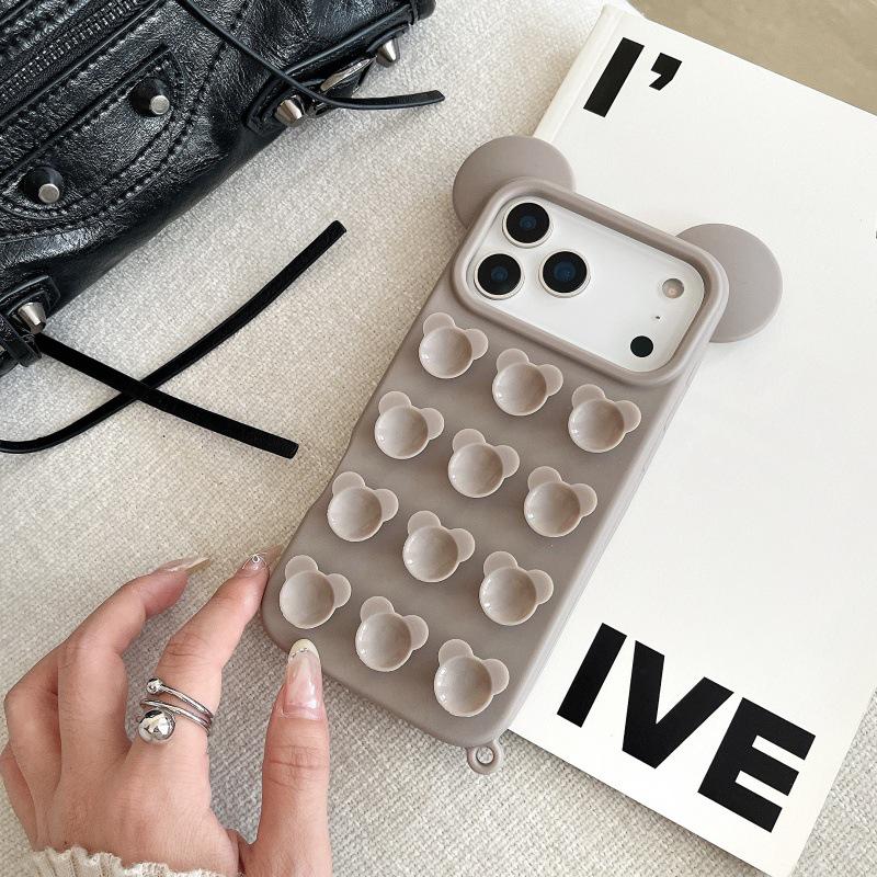 

Mickey Suction Cup Silicone Case for iPhone 17, 16 Pro Max, 14 Pro Max, 13 14/13