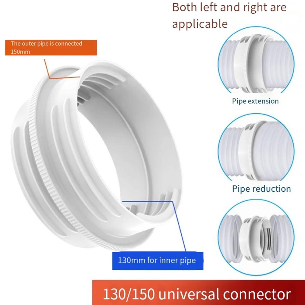 Mobile Air Conditioner Exhaust Hose Connector 13/15CM Hose Reducer Heating Cooling Exhaust Duct Pipe Interface Connector