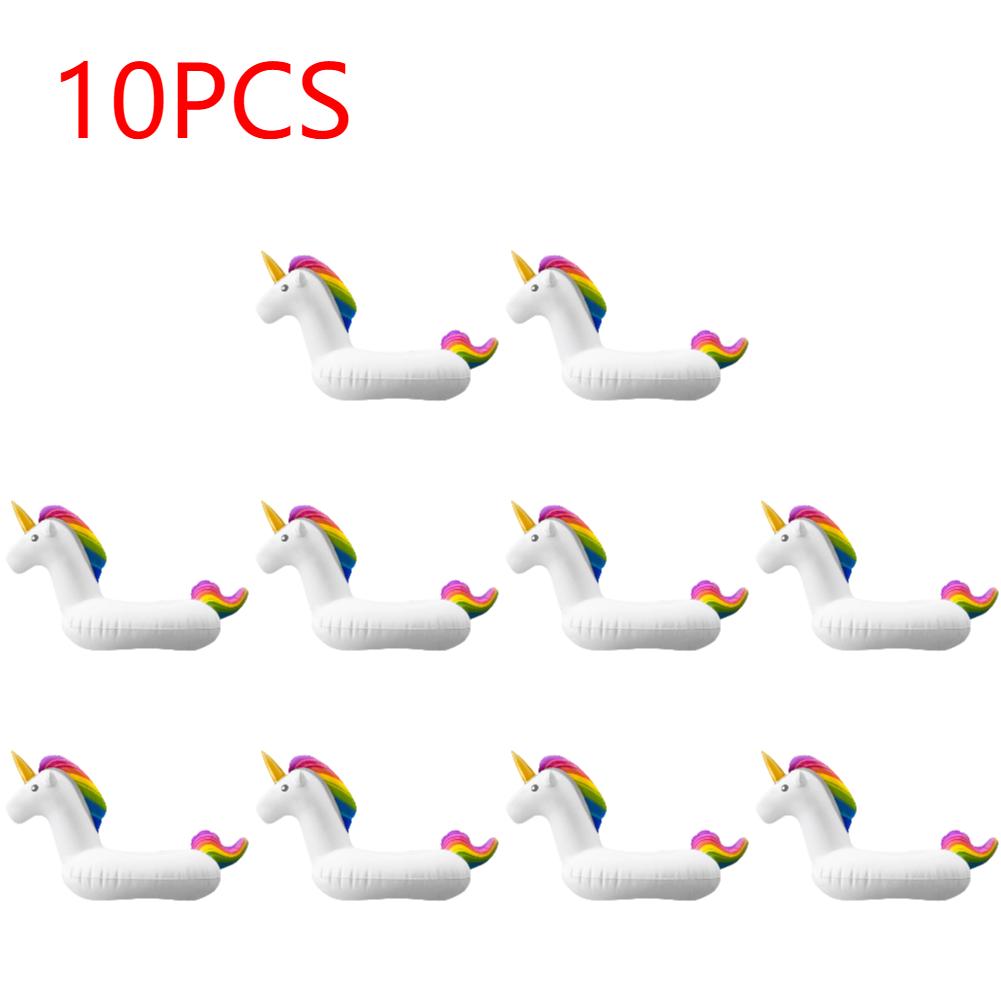 Floating Cup Inflatable Flamingo Unicorn Drinks Cup Holder Pool Float Bar Coasters Floatation Devices Pink Drink Holder