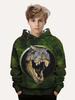Children's Clothing Hoodies Kids Clothes  Children Top Long Sleeve Cartoon Dinosaurs Print Spring And Autumn Outdoor Clothes