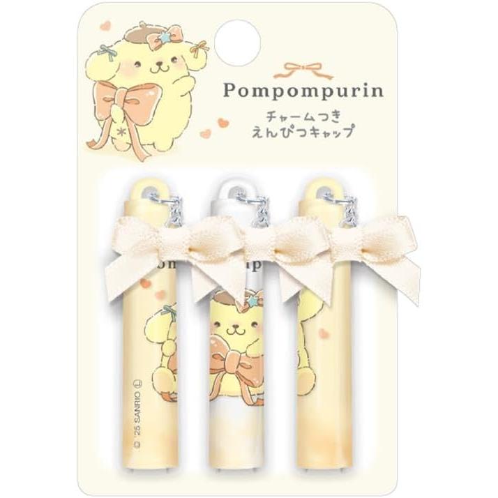 Cracks Pom Pom Purin Pencil Cap with Charm 353461 Runrun Ribbon Pom Pom Purin