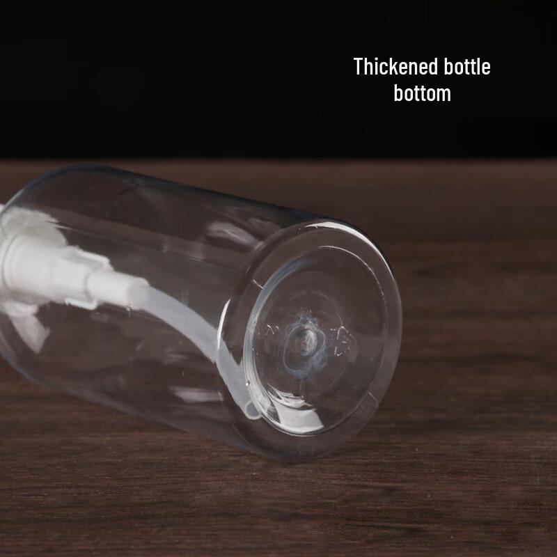 Transparent PET Press Pump Dispenser Bottle