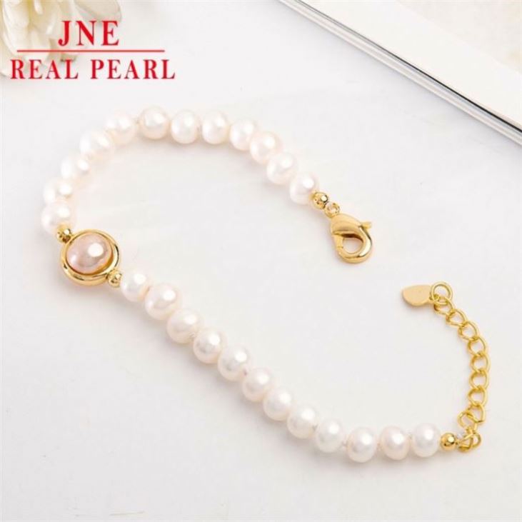 Fresh Water Pearl Simplicity Bracelet Girls Friendship Creative Style Jewelry Ornament