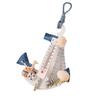 Hanging Hook Wood Boat Kelleg Thermometer Beach Shells Nautical Wall Home Door Decor