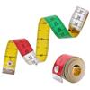 Soft Tape Measure 1.5M Tailors Body Measuring Tape with Snap Fasteners Double Sided Ruler for Sewing Needlework Craft Tool