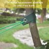 Baumstütz-Set zur Verankerung neu gepflanzter Bäume Richten von schiefen Gartenaccessoires Rostfreie Pfähle mit Band