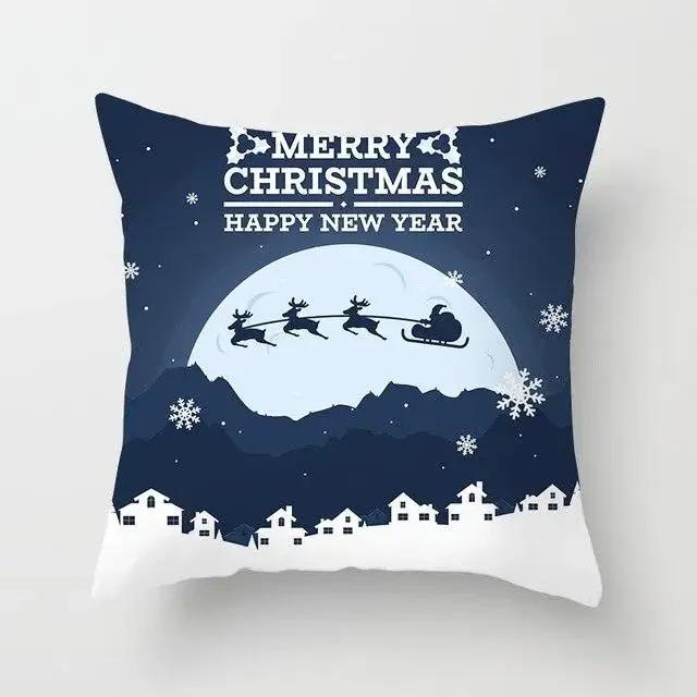 Christmas Themed Pillowcases Car Accessories Office Santa Claus Guest Sofa Home Pillowcases