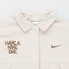 New Nike Women's Smiley Corduroy Collared Sport Jacket Pink HF0355-104