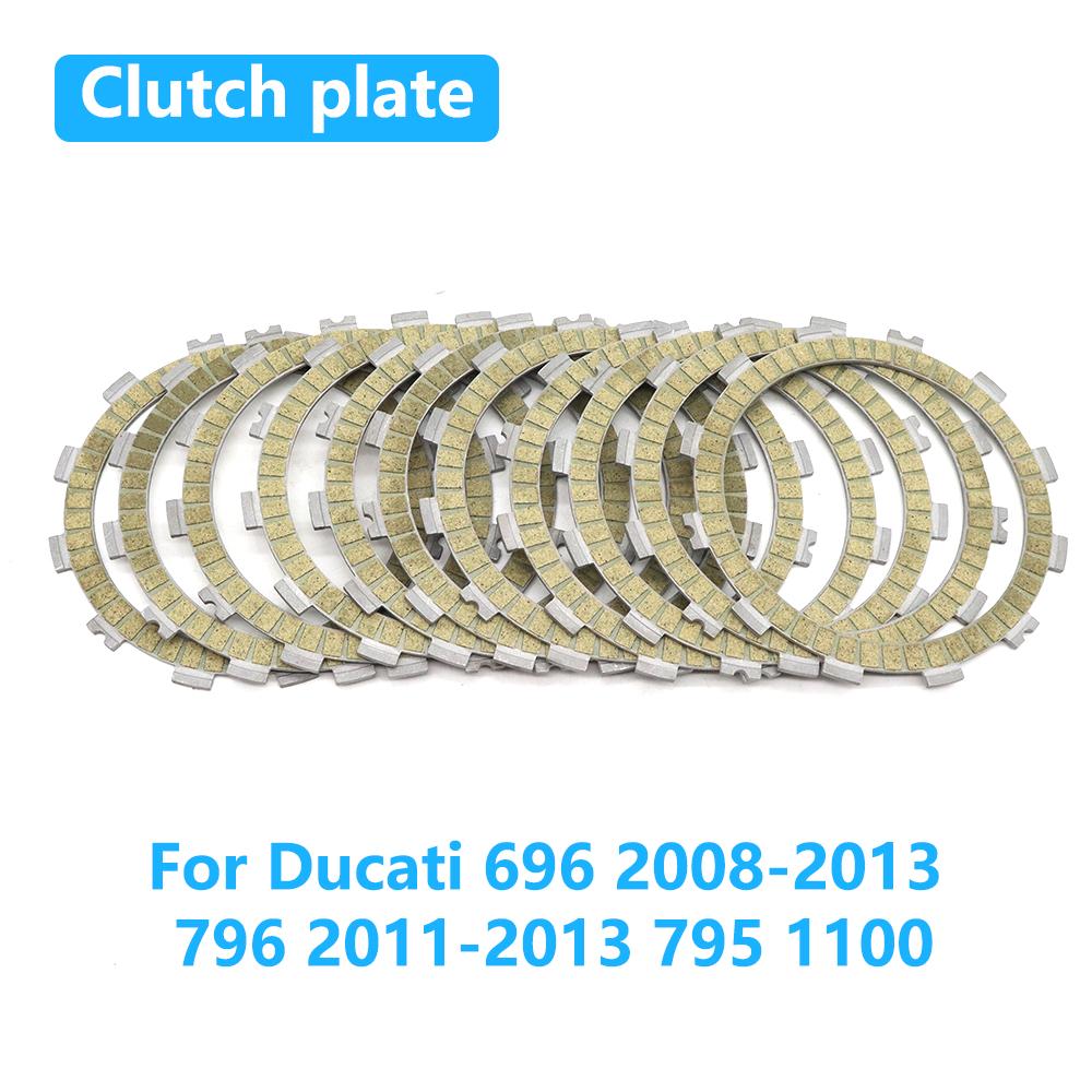 For DUCATI Monster 696 2008-2013 796 795 1100 2011-2013 Motorcycle Engine Clutch Friction Disc Plate Kit Accessories