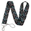 Green Plant Card Holder Case Student Badge Work Access Card ABS Plastic Lanyard Card Cover Bags for Women Girl