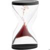 TFA Dostmann Sand Timer 18.6004.05 Transparent Acrylic Glass, Red, Black