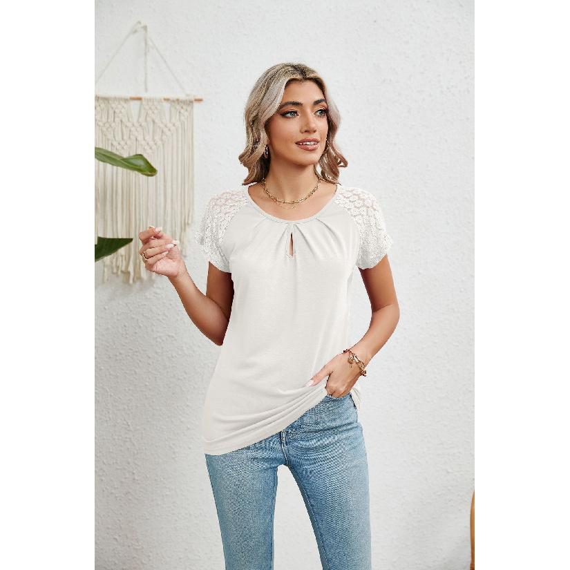 Ladies' Short Sleeved Temperament Casual And Fashionable Design Sense Spring And Summer Top Y2K Sexy Waist Cinching Short Sleeved T-Shirt