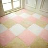 30*30cm Kids Carpet Foam Puzzle Mat EVA Shaggy Velvet Baby Eco Floor 7colors
