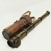 38.1 cm Brass Spyglass Telescope with  Leather Case Dollond London 1920 Style Nautical Gift Décor Steampunk Gift
