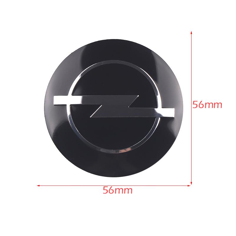 

4Pcs Car Aluminum Alloy Wheel Center Hub Cap Tire Rim Cover Sticker Decoration For Opel Vectra OPC Astra G Insignia Corsa Mokka 4pcs