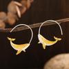 A Pair of Stylish Dolphin Print Retro, Stylish and Creative Women's Earrings